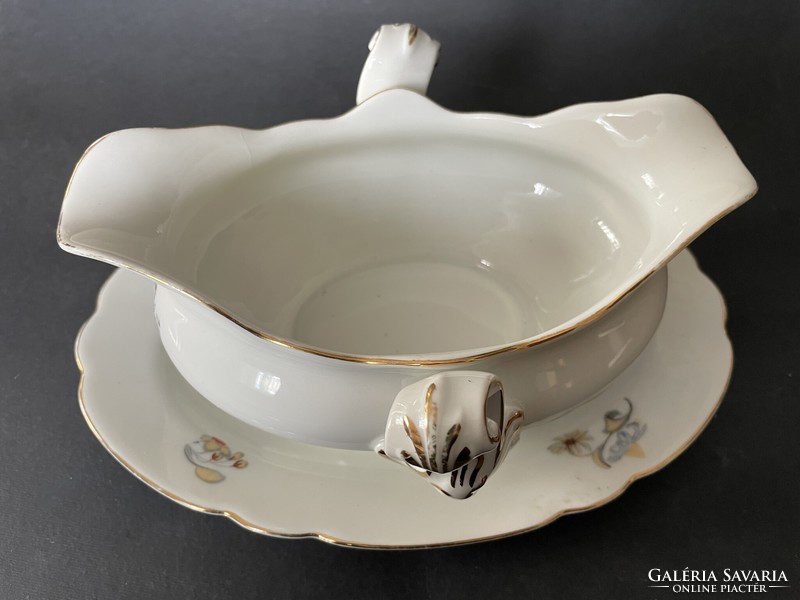 Kpm porcelain saucer baroque pattern