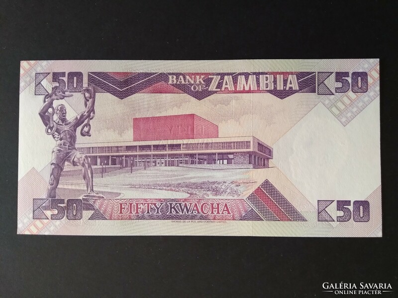 Zambia 50 Kwacha 1986 Unc