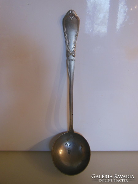 Spoon - welner alpaca - 32 x 8.5 cm - antique - perfect - needs cleaning