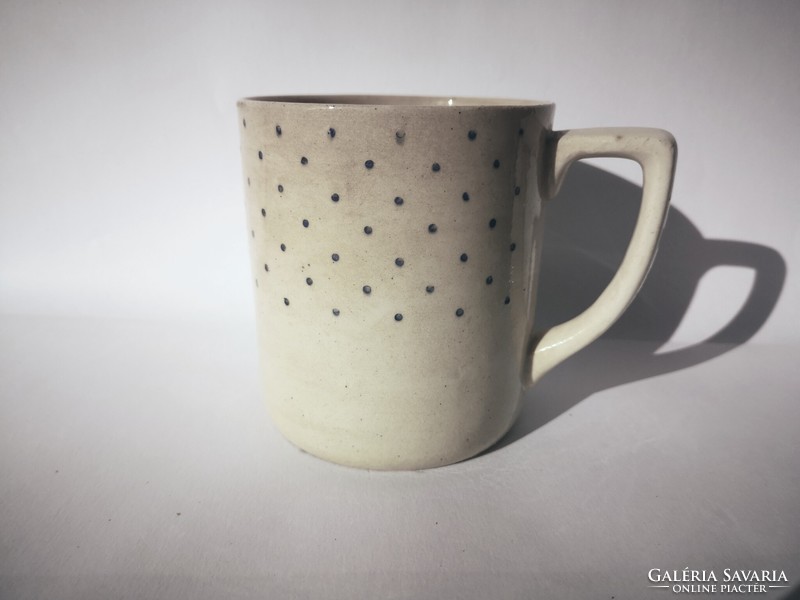 Granite polka dot mug