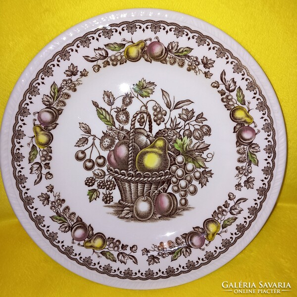 Colorful and fruity, English, windsor, wood & sons cake plate, offering.