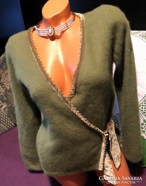Beautiful angora knitted jacket s