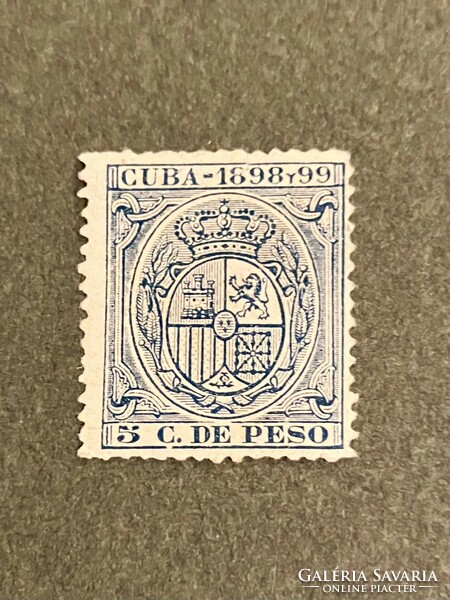 KUBA , 1898-1899 BÉLYEG