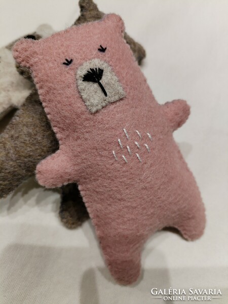 Felt wool felt - teddy bears / in the spirit of nature