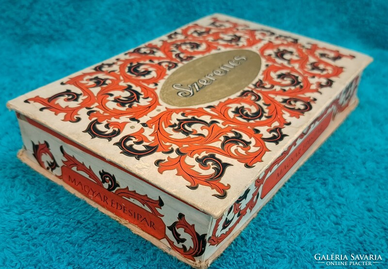 Old chocolate box, candy box 3 (m4439)