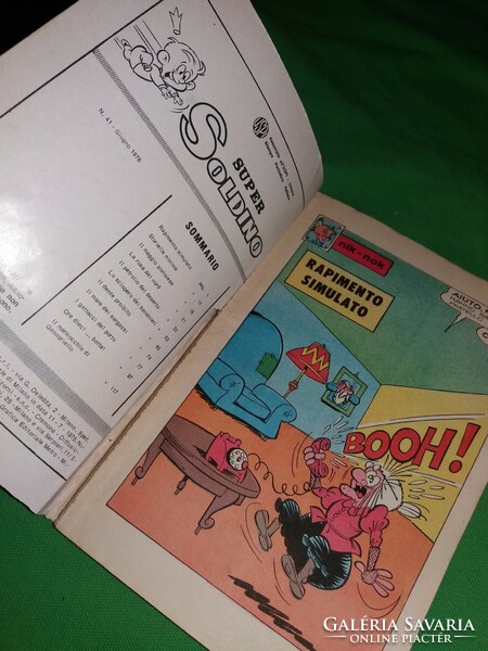 1976. Retro Italian comic book. Like pif super soldino 41. Number according to pictures