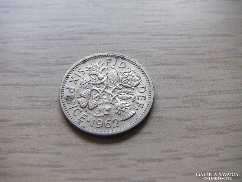 6 Penny 1962 England
