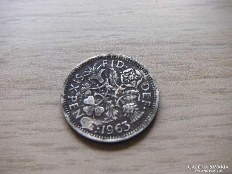 6 Penny 1963 England