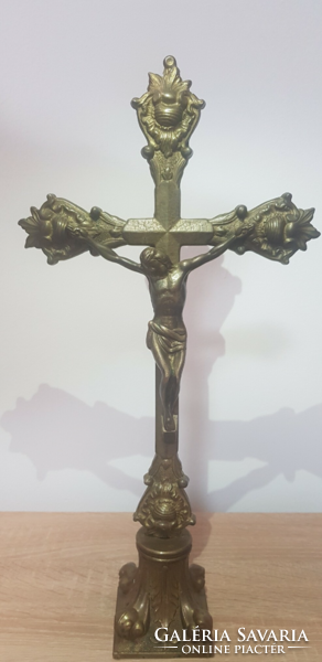 Bronze Christian corpus, crucifix, Jesus