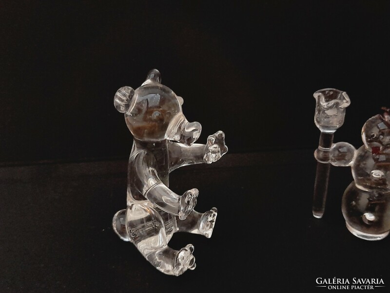 Glass figurines 4-5 cm, 4 in one