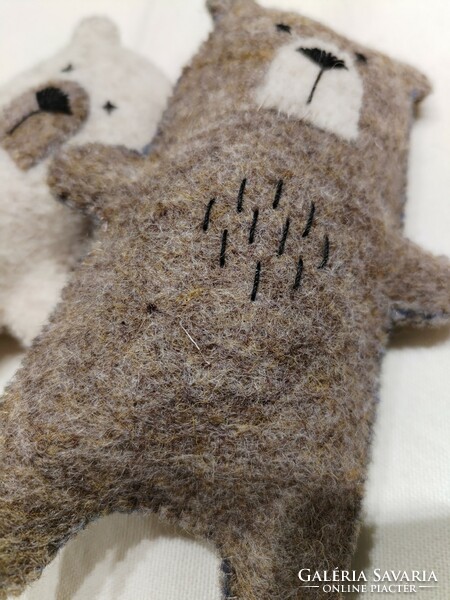 Felt wool felt - teddy bears / in the spirit of nature