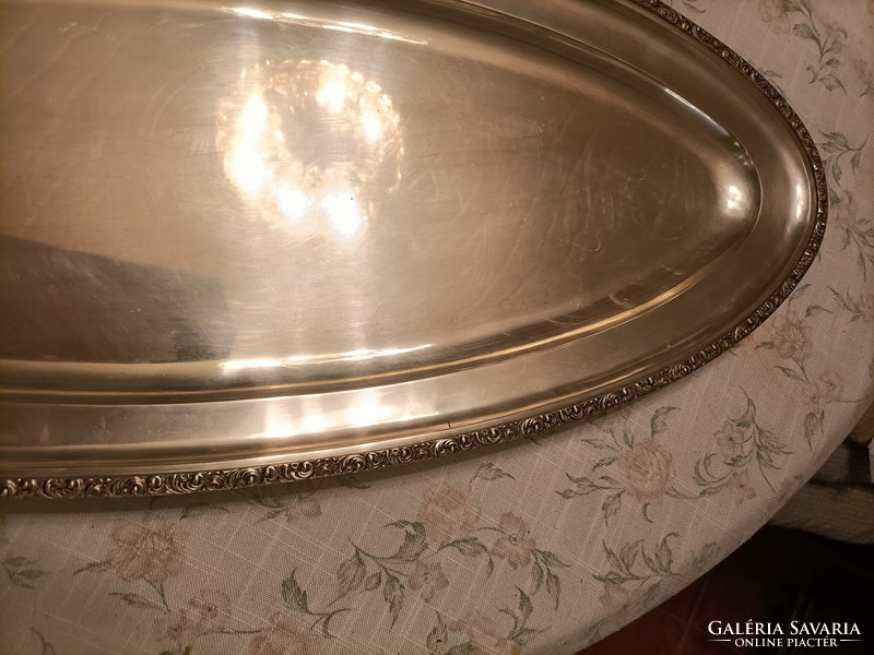 Grandiose silver (fish) tray 1.87 kg