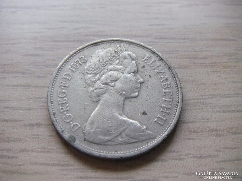 10 Penny 1973 England