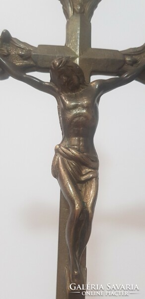 Bronze Christian corpus, crucifix, Jesus