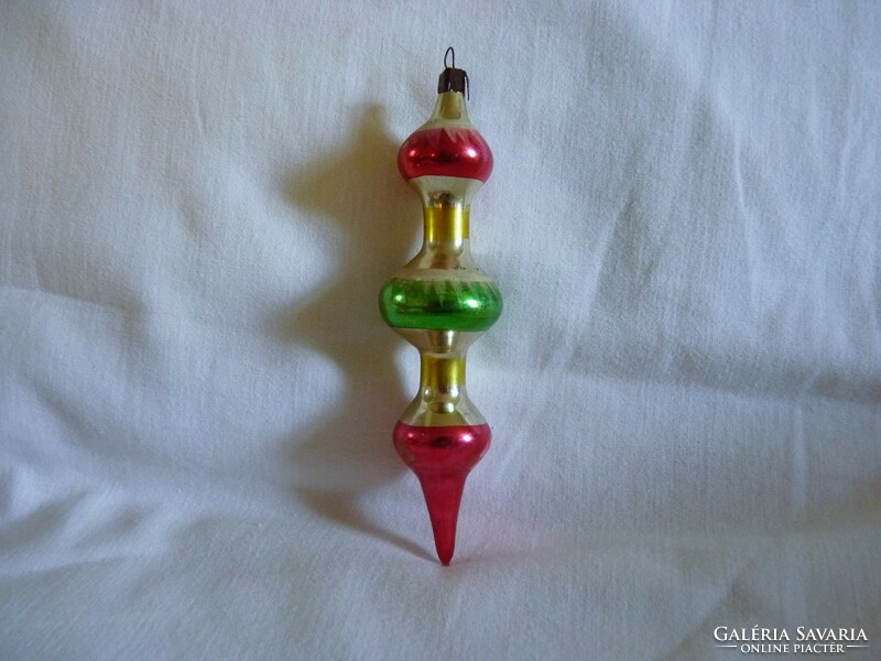 Old glass Christmas tree decoration - decorative icicle!