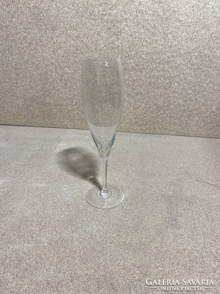 Champagne glasses, 6 pieces, glass, size 23 x 7 cm. 2165