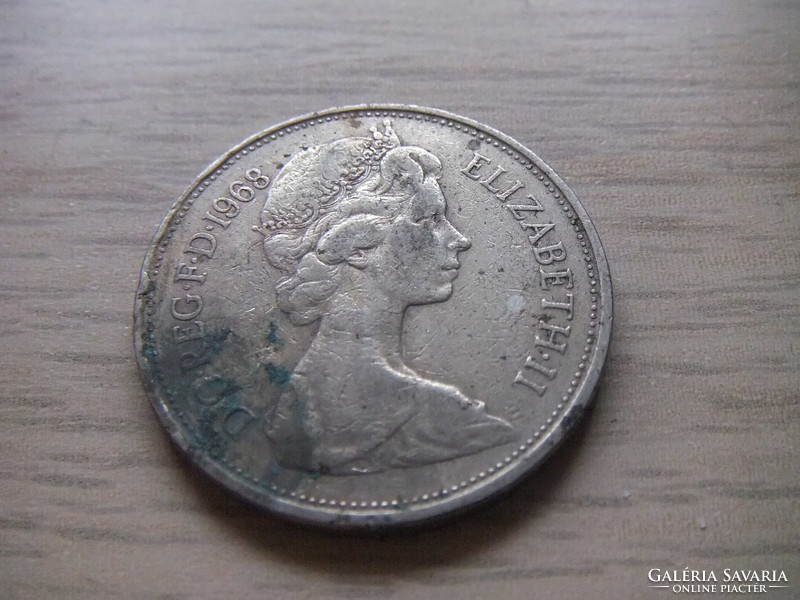 10 Penny 1968 England