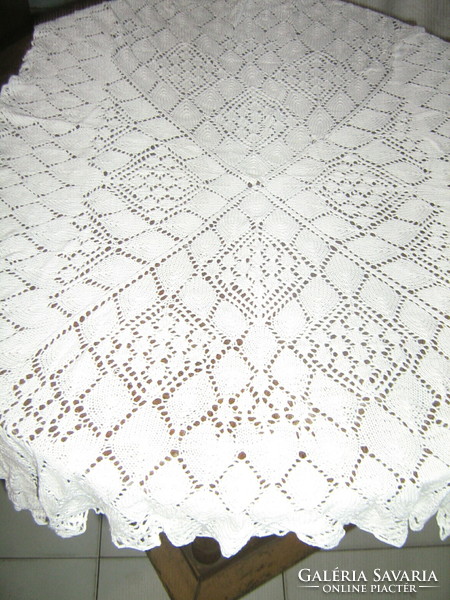 Charming antique lace tablecloth