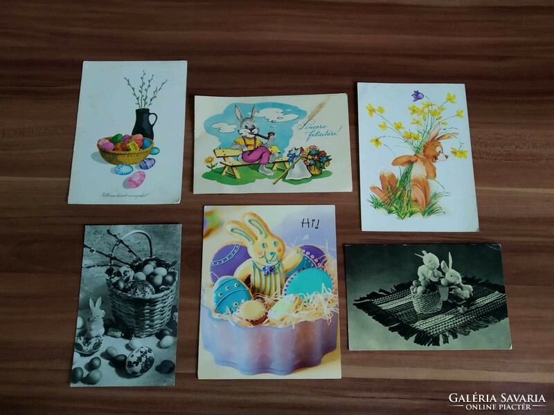 6 Easter cards in one