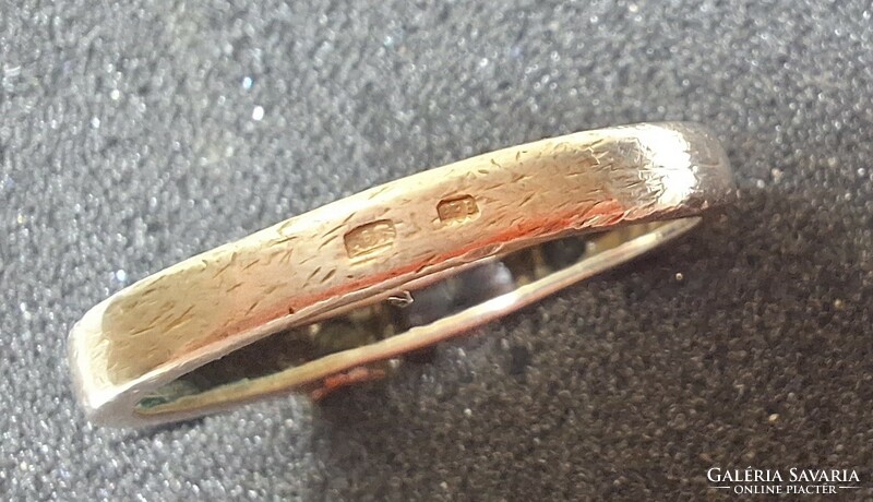 Vintage köves ezüst gyűrű