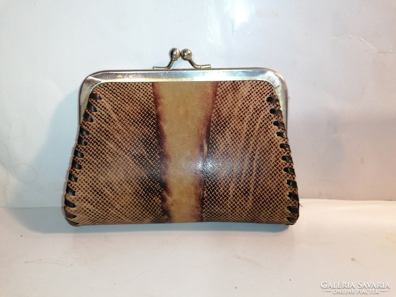 Retro industrial leather wallet (1057)
