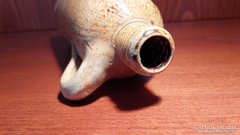 Old ceramic Nassau mineral water bottle