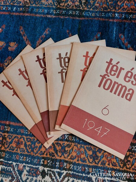 Space and form 6 magazines 1946 - 1947