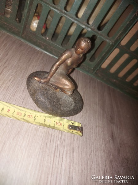 Little Mermaid, metal statue, bronzed