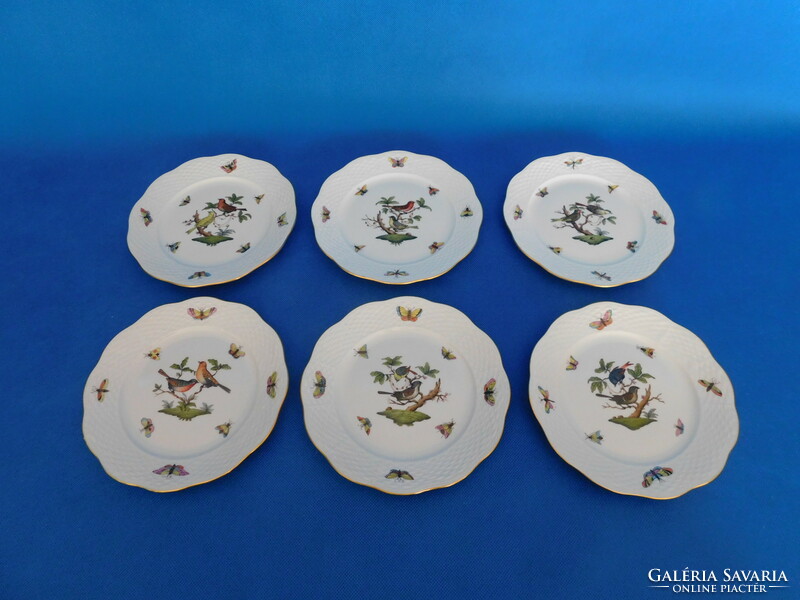 Herend rothschild 6 cookie plate sets