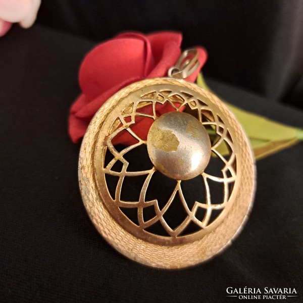 Celestial gold-plated pendant 6 cm