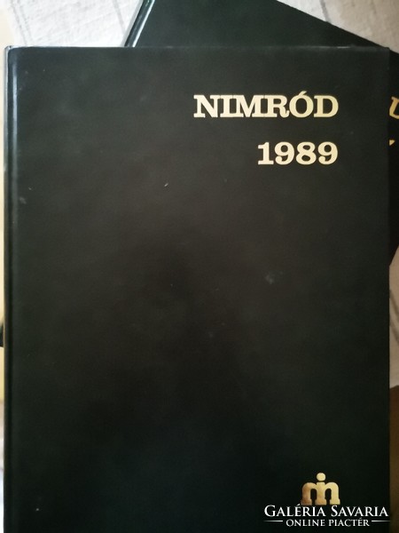 NIMRÓD vadászmagazin, 1989 évi teljes lapszámai, bekötve