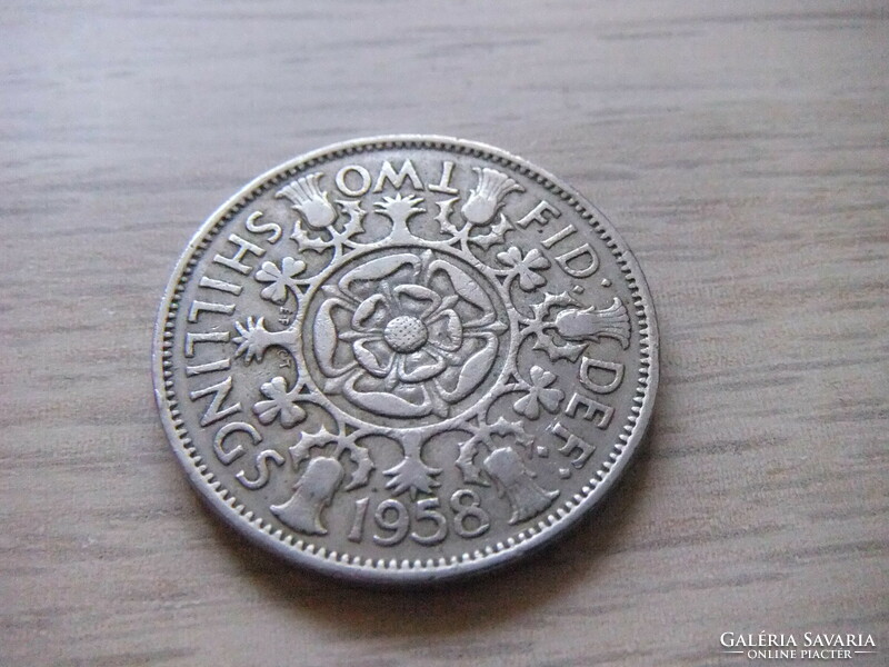 2 Shillings 1958 England