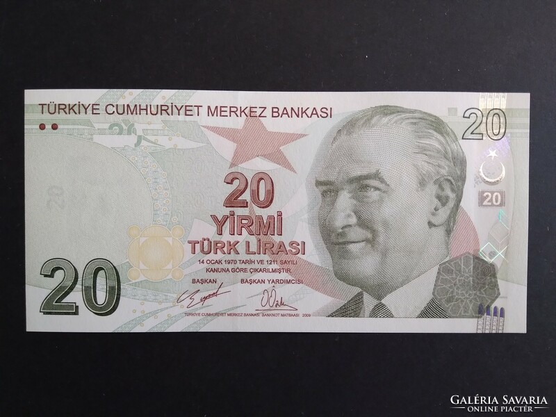 Turkey 20 lira 2020 unc