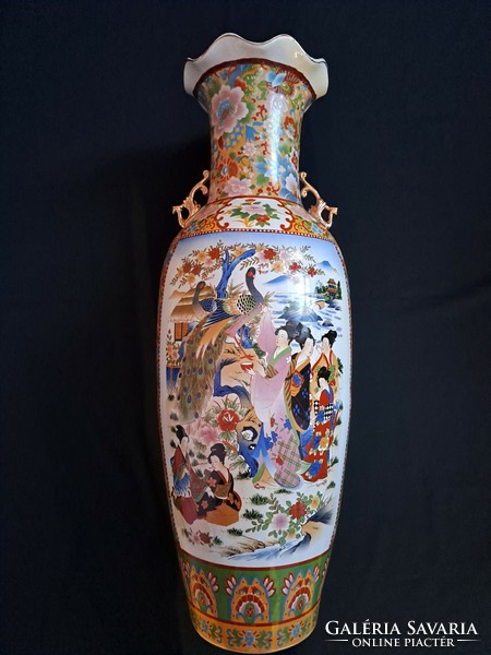 90 cm flawless, huge, Chinese porcelain vase, floor vase.