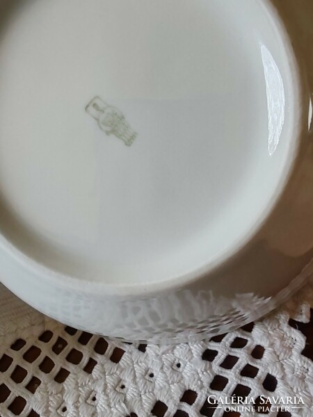Zsolnay porcelain goulash plate, jelly plate