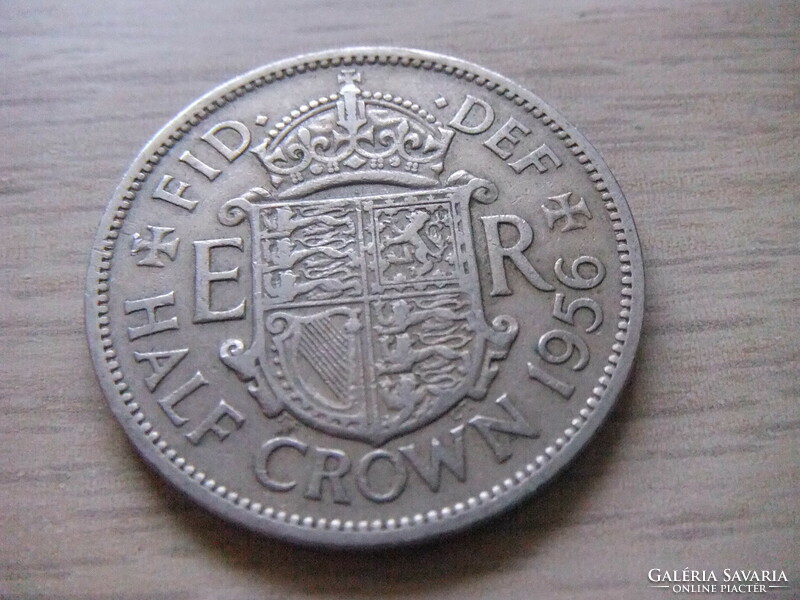 1/2 Crown 1956 England