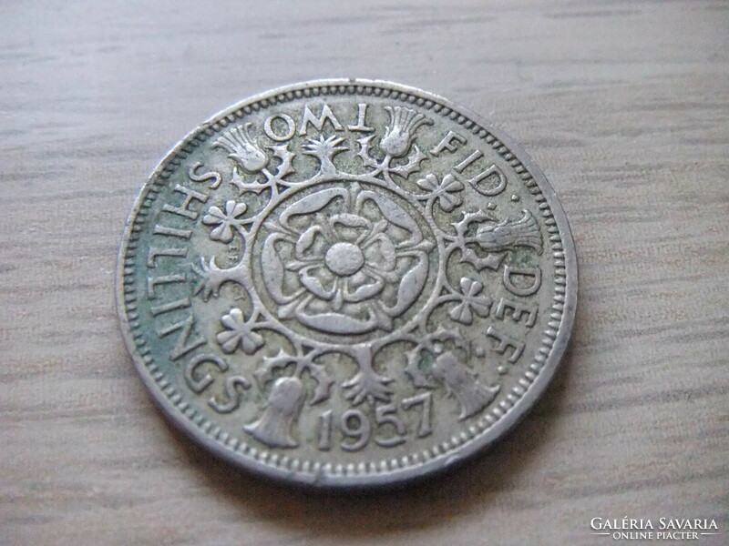 2 Shillings 1957 England