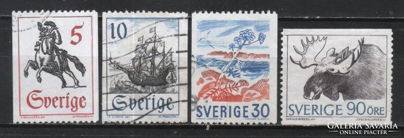 Svéd 0847 Mi 590-593        1,20 Euró