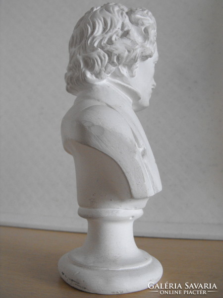 Beethoven bust plaster marked a. Giannelli