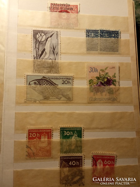 Lengyelország és Csehszlovákia (mai nevén Csehország és Szlovákia) postabélyegei