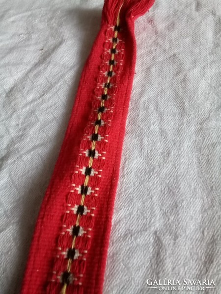 Old canvas bookmark