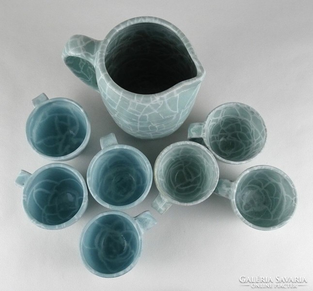 0C720 gorka geza ceramic jug with 6+1 cups