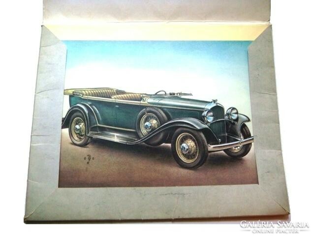 Oldtimer-album nr.2 Car model, complete from 1931-1939, 20 large pictures