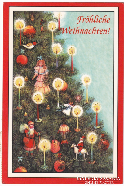 K:032 Karácsonyi képeslap (Érdekes bélyegzés)
