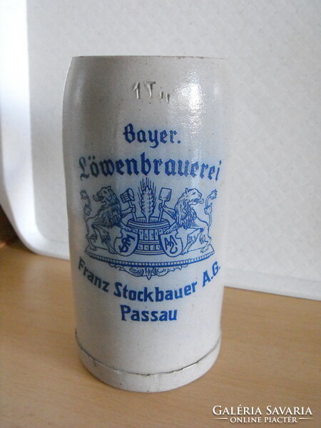 German Krigli 1 liter beer mug