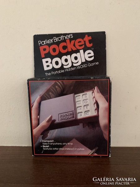 Parker brothers pocket boggle word puzzle board game