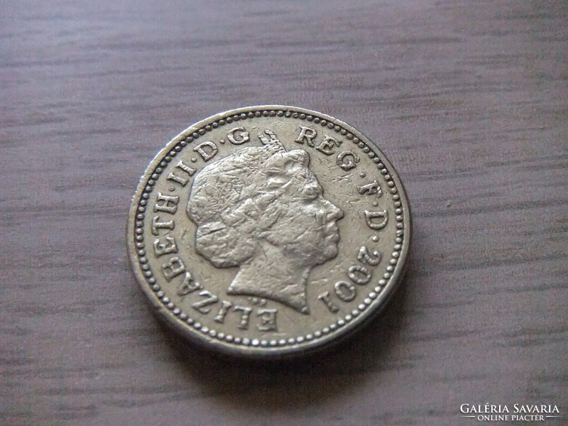 1 Pound 2001 England