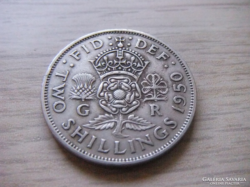 2 Shillings 1950 England