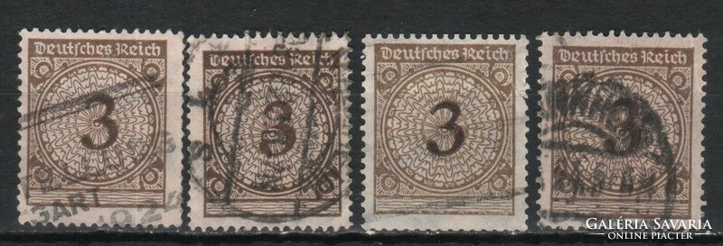 Deutsches Reich 0820 Mi 338 P,W a,b     70,80   Euró