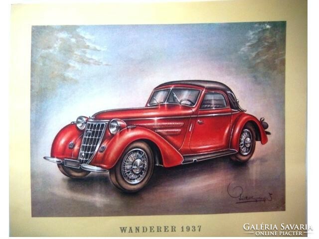 Oldtimer-Album Nr.2 autó modell, komplett 1931-1939-ig, 20 nagy kép